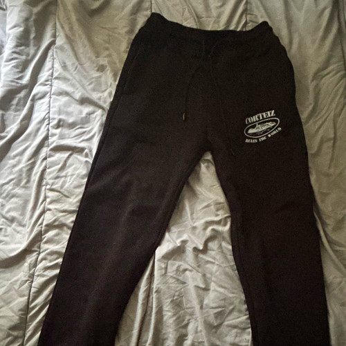 Corteiz men black jogger - men's,