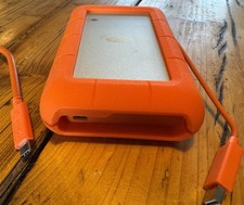 LaCie Rugged 5TB External Hard Drive - thunderbolt and USB-C 