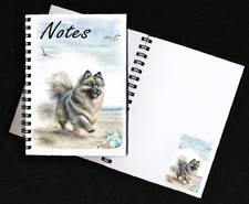 Keeshond Dog Notebook/Notepad
