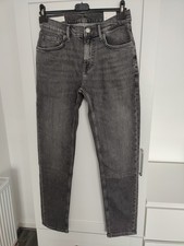 Zara Black Basic Slim Fit Jeans Size UK30 EU38