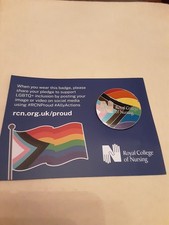 Metal Royal College Nursing Pride in Nursing Badge