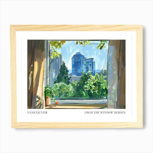 Vancouver from the window - the,