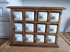 Vintage Apothecary Style Chest