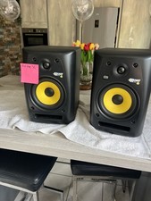 Pair Of KRK ROKIT 6 SPEAKERS - one not fully working 
