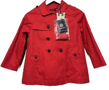 E-Land Kid Red Trench Coat