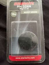 SENSAS STARBAITS PIN DOWN PUTTY 15g WEEDY GREEN TERMINAL TACKLE.  Free P&P