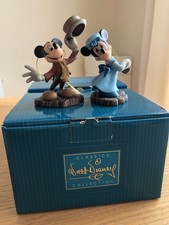 WDCC Disney Mickey’s Christmas Carol Bob And Mrs Cratchit Crachitt Ornaments