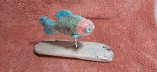 Raku Fired Ceramic Swimming