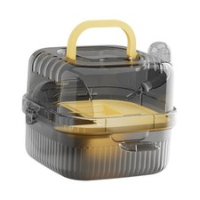 2 Tiers Small Animal Cage Spacious Openable Top House Portable Multiuse Hamster