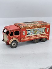 METTOY Tin plate SNACK VAN 6 wheeler  clockwork toy British made lithograph