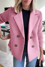 Ladies Button Blazer Suit
