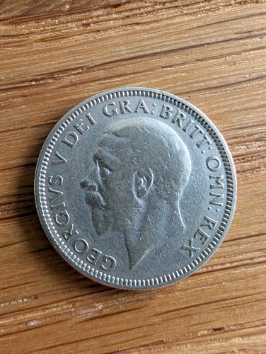 King george shilling coin - king,