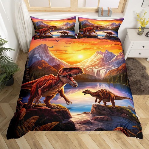 Jurassic dinosaurs quilt - 02,