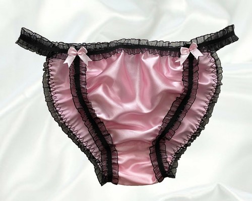 Baby pink satin - baby, frilly