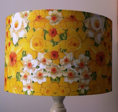 Daffodil lampshade - daffodil,