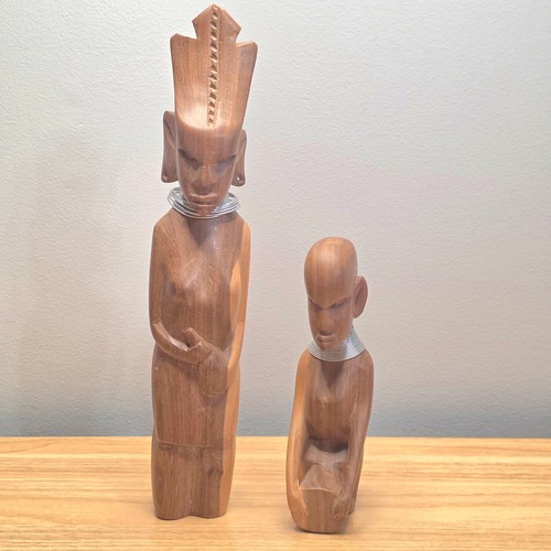Two hand carved - two,