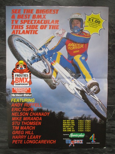 Raleigh bmx poster old - raleigh,