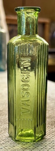 Rare 1910 olive green vasogen - green,