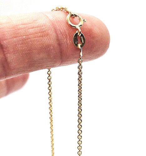 Gold chain necklace - gold, rolo