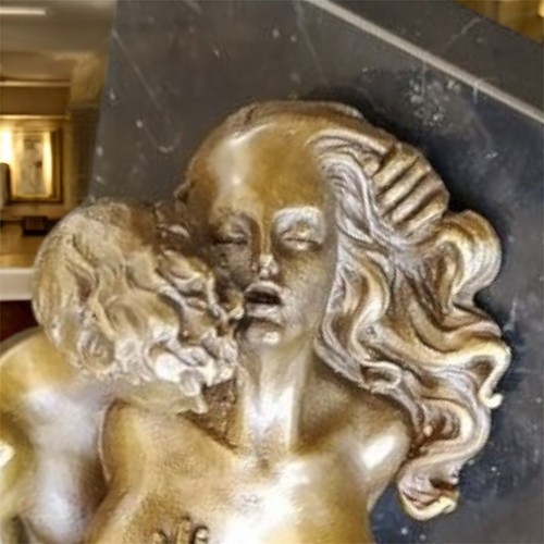 Bronze sculpture statue woman - bronze,