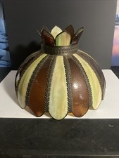 Bent Slag Glass Victorian Art