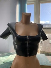Latex Rubber fetish wear Crop