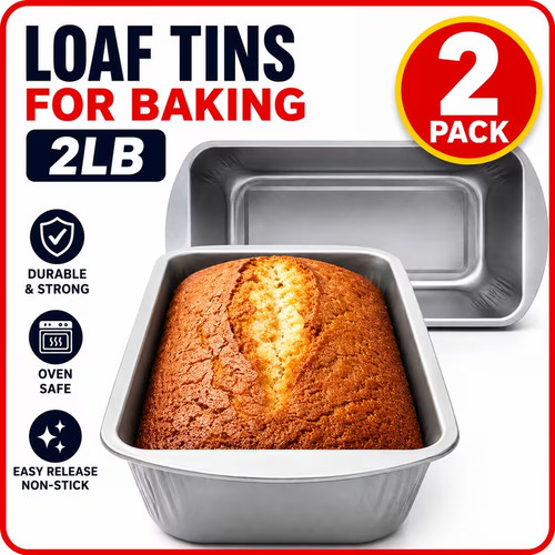 Pack loaf tins - tins, baking