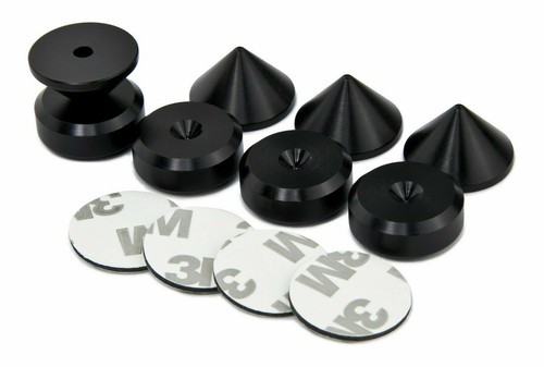 Black speaker spikes 4 - black, +