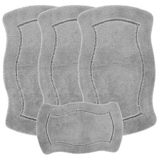 4pc Washable Rug Mat Set