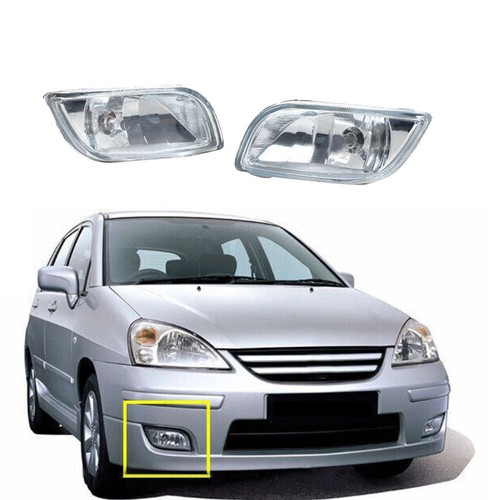 Pair clear front bumper fog - pair,