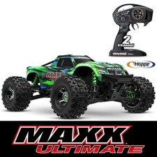 Traxxas TRX89087-4-GRN Maxx Ultimate 4X4 Green 1/10 Monster Truck RTR Brushless