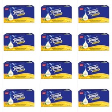 Tempo Balsam Tissues With Almond Oil - 12 Box (80 Tissues Each Box, 4ply)