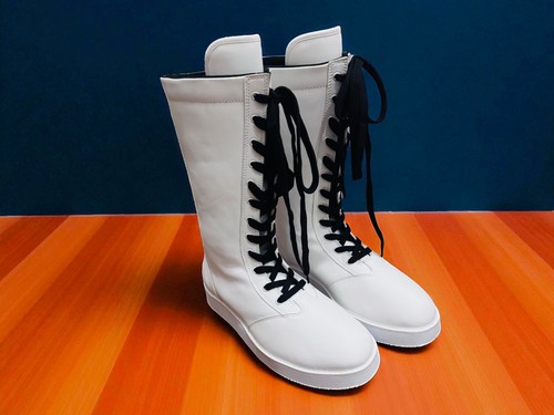 Leather wrestling shoes - leather,