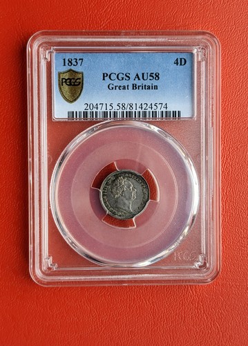 1837 william groat four - groat, 4d