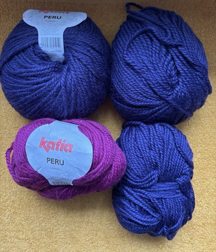 Katia peru wool - purple, x