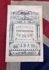 Pollocks Toy Museum and Toy Theatres 44 Monmouth St Cambridge Circus Booklet