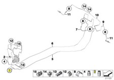 BMW Brake Hose Pipe Line