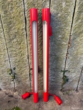 Retro Tube Lights Set of 2 Red