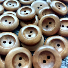 Wooden Buttons 25mm, 2 holes