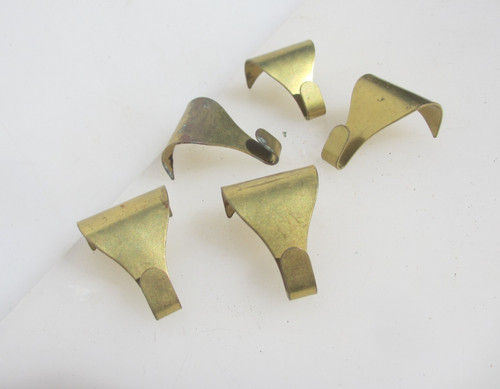 Vintage iron picture rail hook - iron,