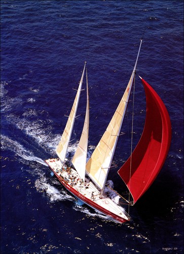 1998 vintage sailing - vintage, print