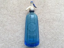 CWW1 ERA THE BOLLINGBROKE AERATED TABLE WATER Co LONDON SW1 ICE BLUE SODA SYPHON