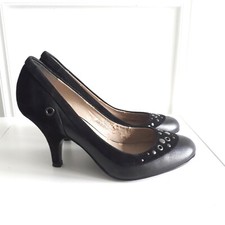 Black Leather Studded Rivet