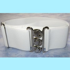 Nurses Belt Elastic UK MADE Quality Black White Navy Hospital Blue Royal Yellow