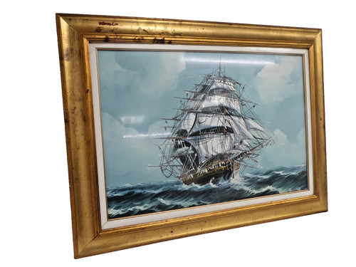 Vintage large original - large, oil