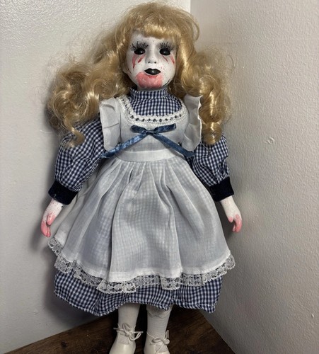 Porcelain horror doll - porcelain,