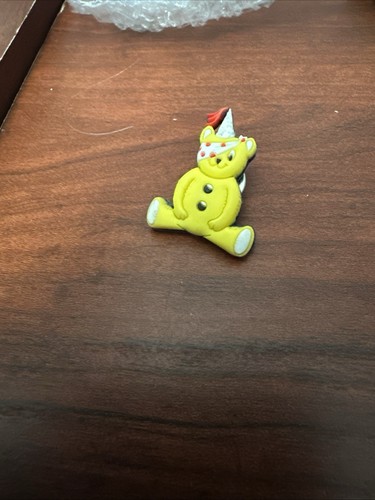 Pudsey bear rubber pin - rubber,