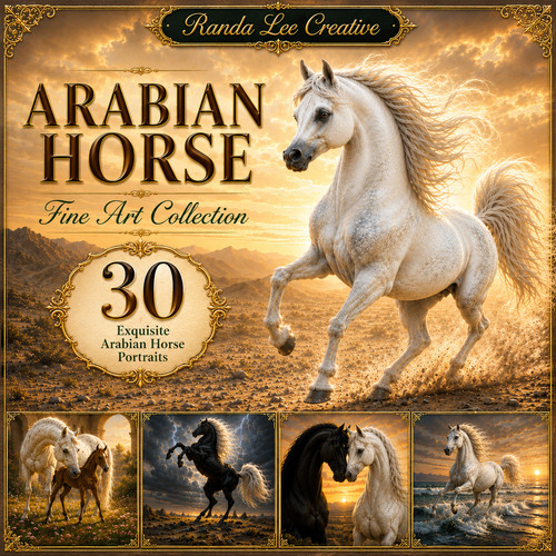 Arabian horse wall art - 30,