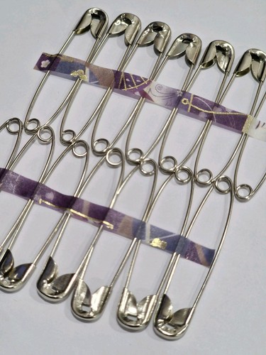 Safety pins large stainless - safety,