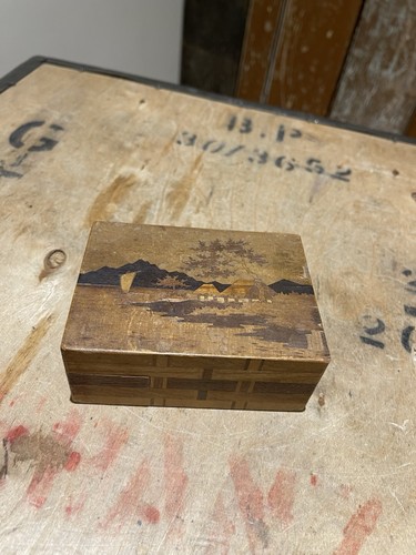 Vintage japanese wooden puzzle - vintage,